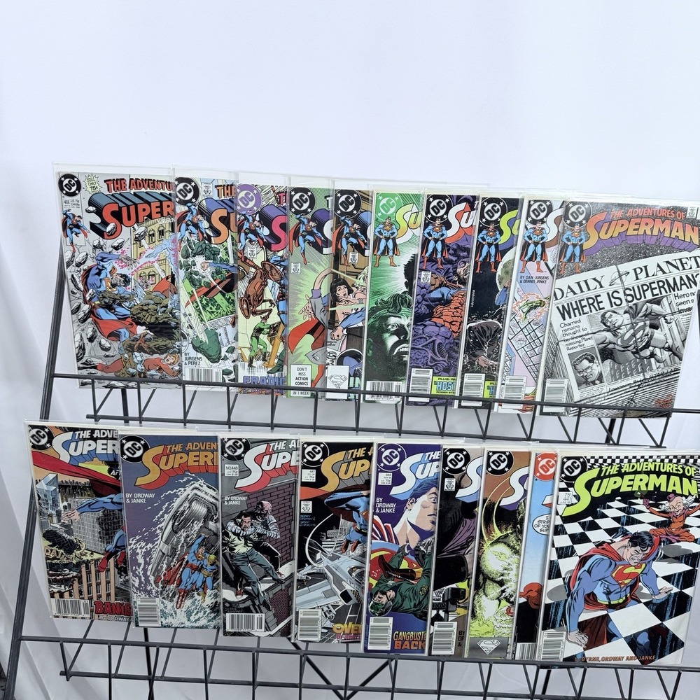 Adventures Superman 441-443 445-455 457-458 460-461 466 Lot Death Hank Henshaw